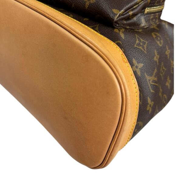 LOUIS VUITTON Brown Monogram Canvas Backpack - Picture 8 of 16